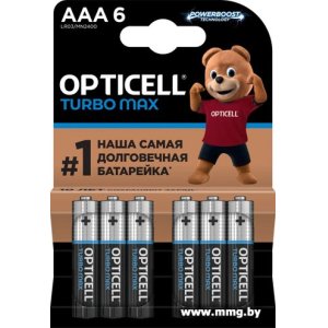 Батарейка OPTICELL TURBO MAX AAA (6 шт) 6053006