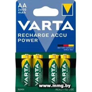 Купить Аккумулятор Varta AA 2600mAh (4 шт) (5716) в Минске, доставка по Беларуси