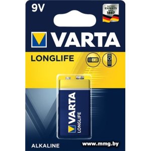 Купить Батарейка Varta Longlife 9V 4122 (1 шт) в Минске, доставка по Беларуси