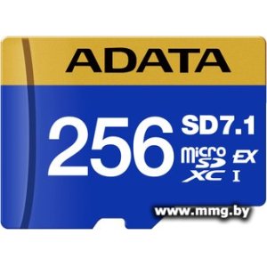 Купить ADATA 256GB microSDXC Premier Extreme microSDXC SD7.1 UD256GEX3L1-C в Минске, доставка по Беларуси