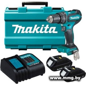 Купить Makita DHP485RAJ (с 2-мя АКБ, кейс) в Минске, доставка по Беларуси