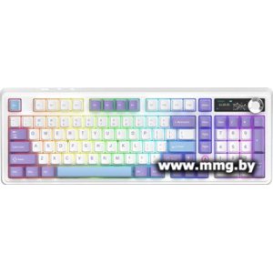 Купить Ajazz AK980 V2 (фиолетовый/белый/синий, Ajazz Gift) в Минске, доставка по Беларуси
