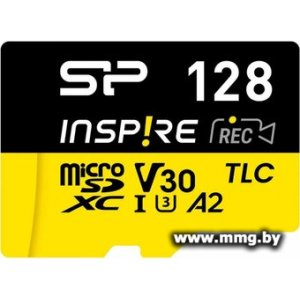 Купить Silicon-Power 128GB microSDXC Inspire SP128GBSTXLA2V1N (без адаптера) в Минске, доставка по Беларуси
