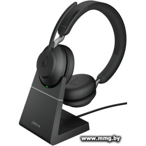 Купить Jabra Evolve2 65 MS Stereo USB-A Desk (черный) в Минске, доставка по Беларуси