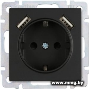 Купить Розетка SmartBuy Нептун SBE-05b-16-S1-USB в Минске, доставка по Беларуси