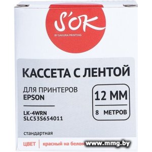 Купить Картридж-лента для термопринтера S'OK C53S654011 (LK4WRN) в Минске, доставка по Беларуси