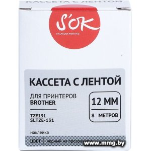 Купить Кассета с лентой S'OK Sakura Printing TZE131 в Минске, доставка по Беларуси