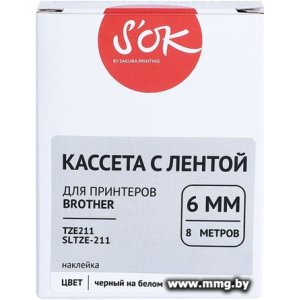 Купить Кассета с лентой S'OK Sakura Printing TZE211 в Минске, доставка по Беларуси