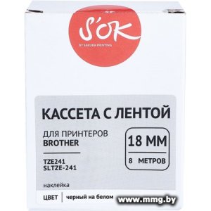 Купить Кассета с лентой S'OK Sakura Printing TZE241 в Минске, доставка по Беларуси