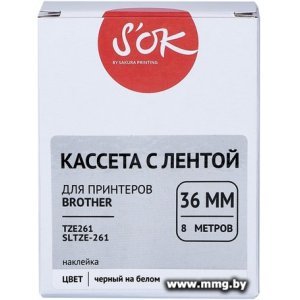 Купить Кассета с лентой S'OK Sakura Printing TZE261 в Минске, доставка по Беларуси