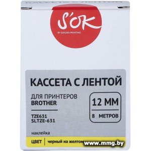 Купить Кассета с лентой S'OK Sakura Printing TZE631 в Минске, доставка по Беларуси