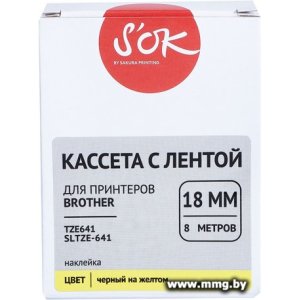 Купить Кассета с лентой S'OK Sakura Printing TZE641 в Минске, доставка по Беларуси