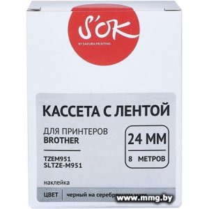 Купить Кассета с лентой S'OK Sakura Printing TZEM951 в Минске, доставка по Беларуси