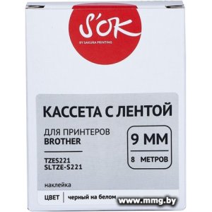 Купить Кассета с лентой S'OK Sakura Printing TZES221 в Минске, доставка по Беларуси