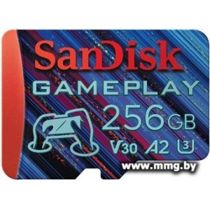 Купить SanDisk 256GB microSDXC GamePlay SDSQXAV-256G-GN6XN в Минске, доставка по Беларуси