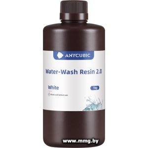 Купить Фотополимер Anycubic Water-wash 2.0 SSX2WH-10 (1л, белый) в Минске, доставка по Беларуси