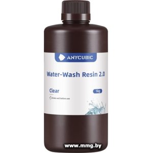 Купить Фотополимер Anycubic Water-wash 2.0 SSX2CL-10 (1л, прозрачный) в Минске, доставка по Беларуси
