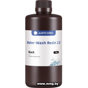 Купить Фотополимер Anycubic Water-wash 2.0 SSX2BK-10 (1л, черный) в Минске, доставка по Беларуси