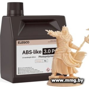 Купить Фотополимер Elegoo ABSlike V3.0 Pro 2кг (бежевый) в Минске, доставка по Беларуси