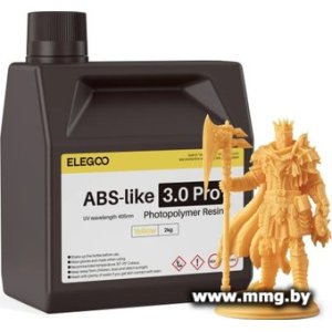 Купить Фотополимер Elegoo ABSlike V3.0 Pro 2кг (желтый) в Минске, доставка по Беларуси