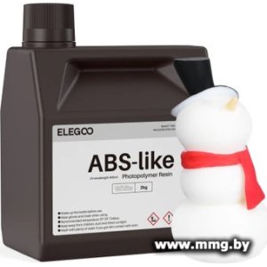 Купить Фотополимер Elegoo ABSlike 2кг (белый) в Минске, доставка по Беларуси