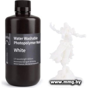 Купить Фотополимер Elegoo Water Washable 1кг (белый) в Минске, доставка по Беларуси
