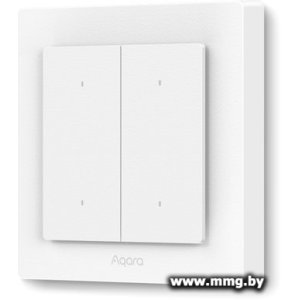 Купить Aqara H2 (4 кнопки, 2 канала) (белый) WS-K08D в Минске, доставка по Беларуси