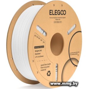Купить Филамент Elegoo PLA+ (1.75 мм, 1 кг, белый) в Минске, доставка по Беларуси