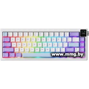 Ajazz AK650 (белый/фиолетовый/голубой, Ajazz Flying Fish)