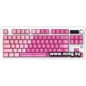Купить Ajazz MK87 (белый/светло-розовый, Ajazz Pitaya) в Минске, доставка по Беларуси