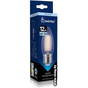Купить Лампа светодиодная SmartBuy SBL-C37F-12-40K-E27 в Минске, доставка по Беларуси