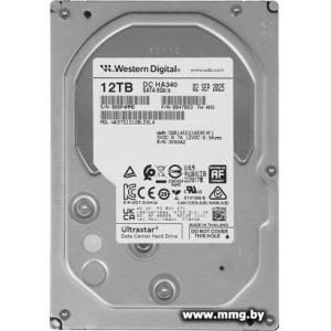 Купить 12000Gb WD Ultrastar DC HC340 WUS721212BLE6L4 в Минске, доставка по Беларуси