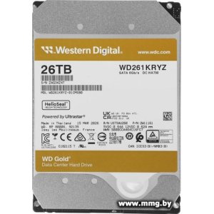 Купить 26000Gb WD Gold WD261KRYZ в Минске, доставка по Беларуси