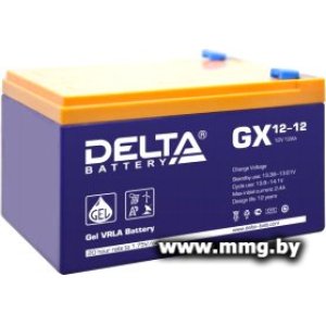 Купить Delta GX 12-12 (12В/12 А·ч) в Минске, доставка по Беларуси
