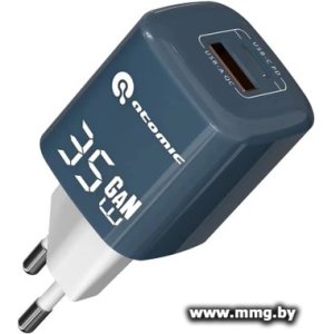 Купить Зарядное устройство Atomic Crystal G351 GAN 35W (синий) в Минске, доставка по Беларуси