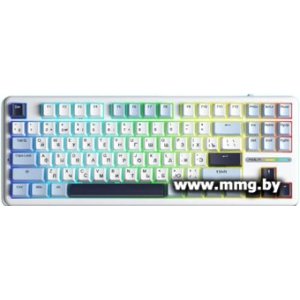 Купить AULA F87 3in1 (белый/голубой/тёмно-пурпурный, Leobog Reaper) в Минске, доставка по Беларуси