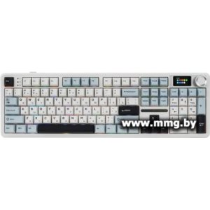Купить AULA F108 Pro (белый/голубой/черный, Leobog Reaper) в Минске, доставка по Беларуси