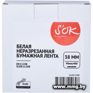 Купить Картридж-лента S'OK Sakura Printing DK11208 в Минске, доставка по Беларуси