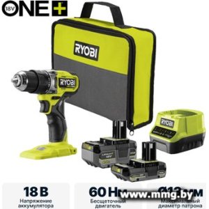 Купить Ryobi RPD18C1-242S 5133006524 (с 2-мя АКБ, сумка) в Минске, доставка по Беларуси