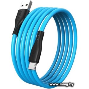 Кабель SmartBuy S21 iK-3112-S21bb USB Type-A - Type-C (1 м, синий)
