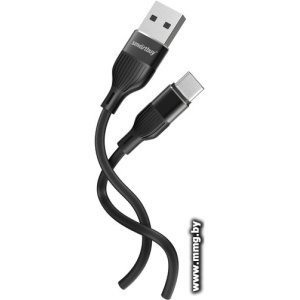 Кабель SmartBuy S72 iK-3112-S72b USB Type-A - Type-C (1 м, черный)
