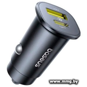 Купить Автозарядка Baseus GoTrip Car Charger C+U 30W C00072300123-00 (черный) в Минске, доставка по Беларуси