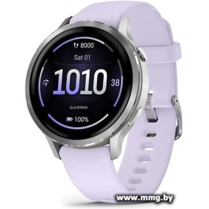 Garmin Venu 4 41 мм (серебристый/сиреневый) (010-03013-01)