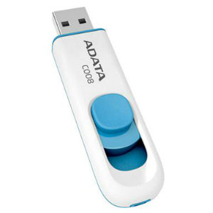 16GB ADATA C008 white+blue (AC008-16G-RWE)