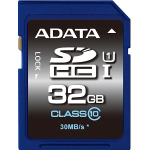 ADATA 32Gb SDHC Premier ASDH32GUICL10-R
