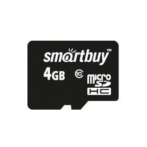 Купить SmartBuy 4Gb microSDHC SB4GBSDCL10-00 no adapter в Минске, доставка по Беларуси
