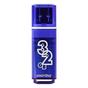 Купить 32GB SmartBuy Glossy dark blue (SB32GBGS-DB) в Минске, доставка по Беларуси
