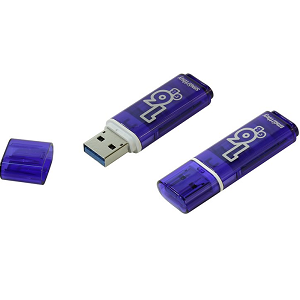 Купить 16GB SmartBuy Glossy Dark Blue SB16GBGS-DB в Минске, доставка по Беларуси