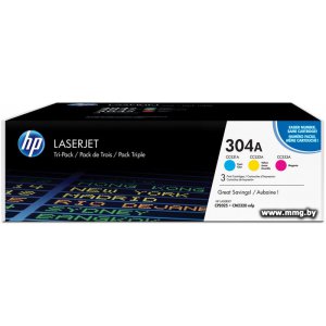 Купить Картридж HP 304A (CF372AM) циан/маджента/желтый в Минске, доставка по Беларуси