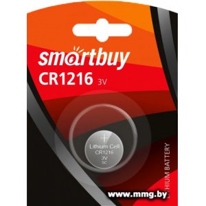 Купить Батарейка SmartBuy CR1216 SBBL-1216-1B в Минске, доставка по Беларуси